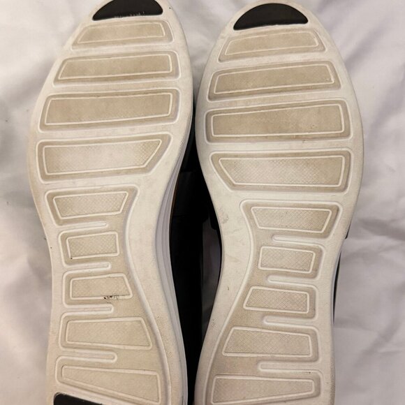 Cole Haan Sz 9 Black Original Grand Leather Woven Womens  Loafer - Picture 3 of 8